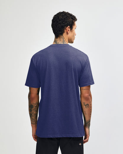 American Apparel Unisex CVC Short Sleeve T-Shirt - Heather Indigo