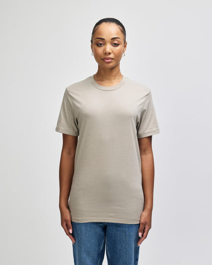 American Apparel Unisex CVC Short Sleeve T-Shirt - Heather Khaki