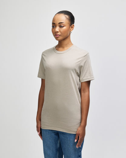 American Apparel Unisex CVC Short Sleeve T-Shirt - Heather Khaki