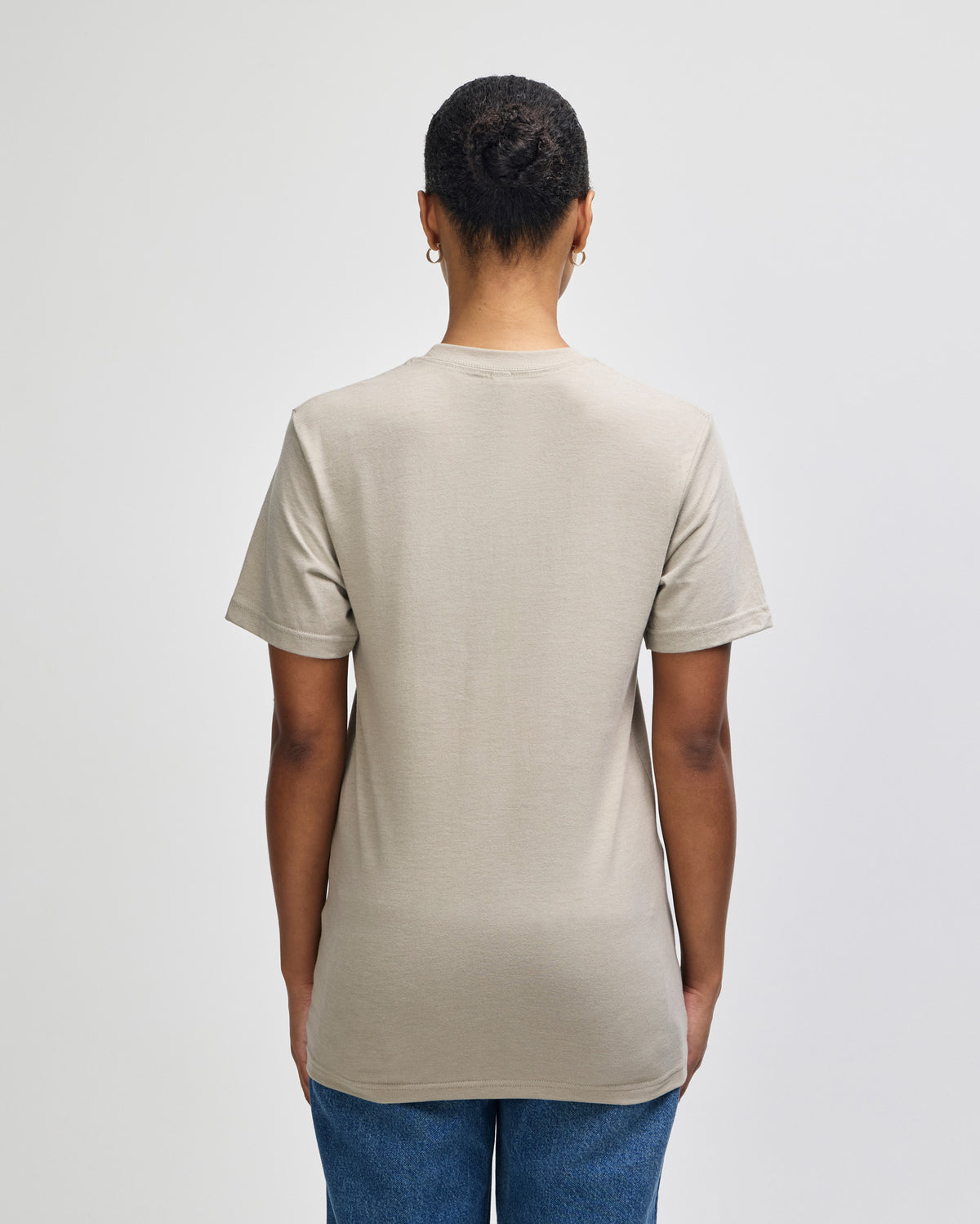 American Apparel Unisex CVC Short Sleeve T-Shirt - Heather Khaki