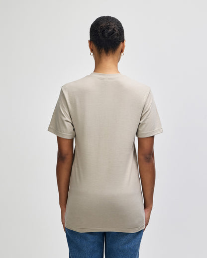 American Apparel Unisex CVC Short Sleeve T-Shirt - Heather Khaki