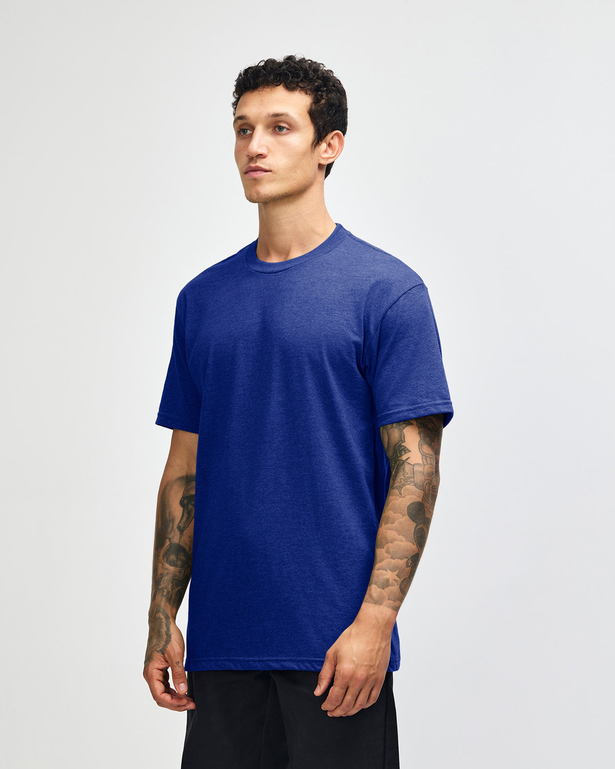 American Apparel Unisex CVC Short Sleeve T-Shirt - Heather Lapis