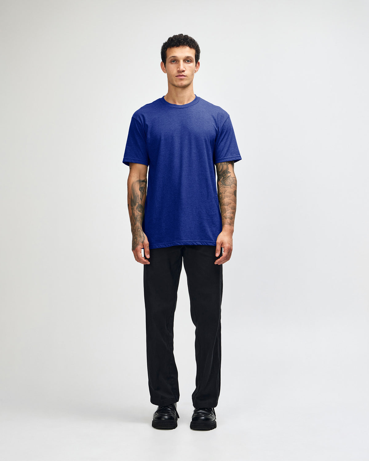 American Apparel Unisex CVC Short Sleeve T-Shirt - Heather Lapis