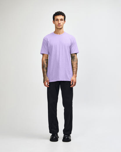 American Apparel Unisex CVC Short Sleeve T-Shirt - Heather Lilac