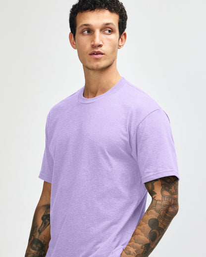 American Apparel Unisex CVC Short Sleeve T-Shirt - Heather Lilac