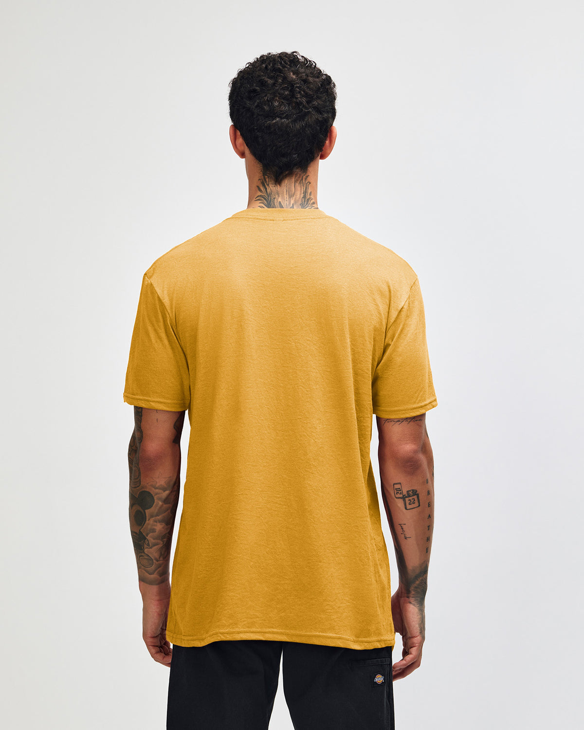American Apparel Unisex CVC Short Sleeve T-Shirt - Heather Mustard