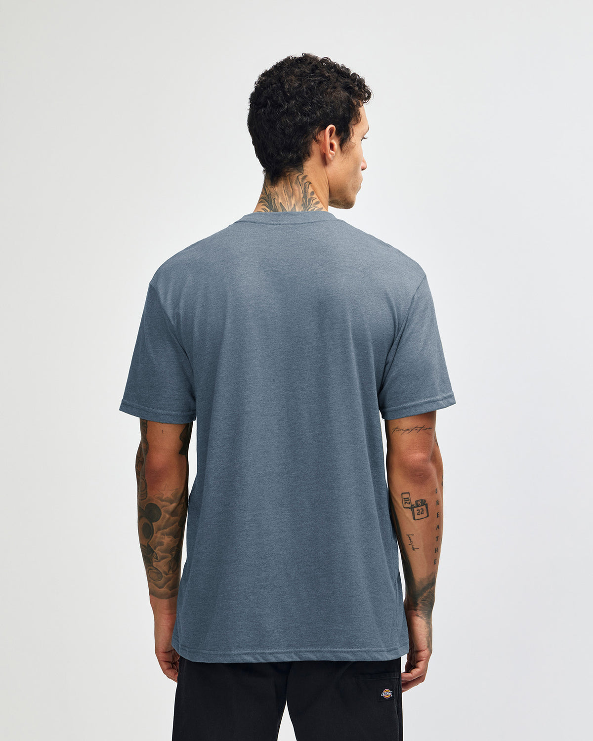 American Apparel Unisex CVC Short Sleeve T-Shirt - Heather Navy