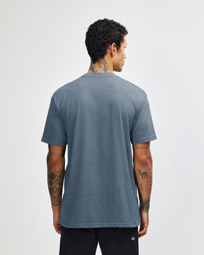 American Apparel Unisex CVC Short Sleeve T-Shirt - Heather Navy