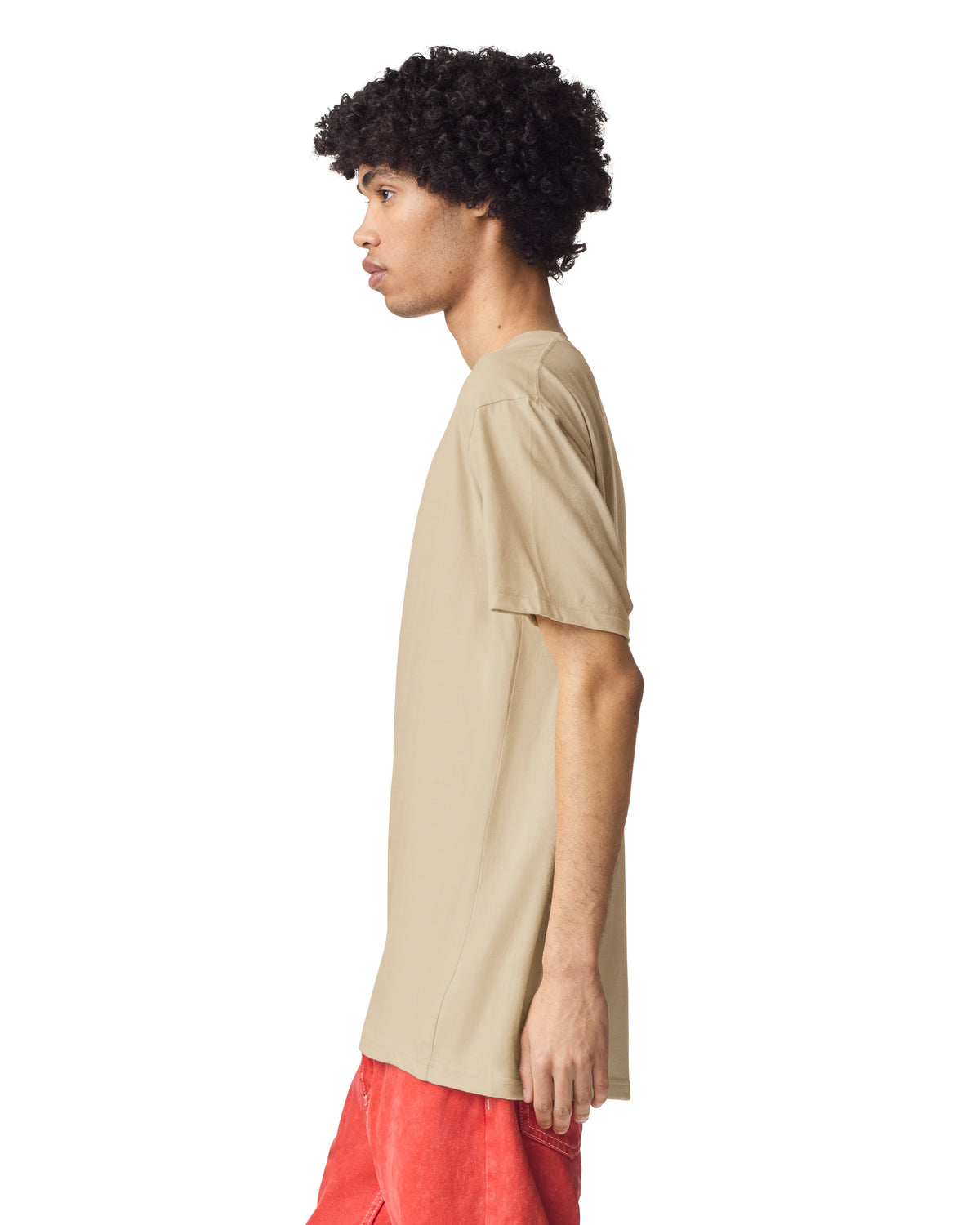 American Apparel Unisex CVC Short Sleeve T-Shirt - Heather Oatmeal