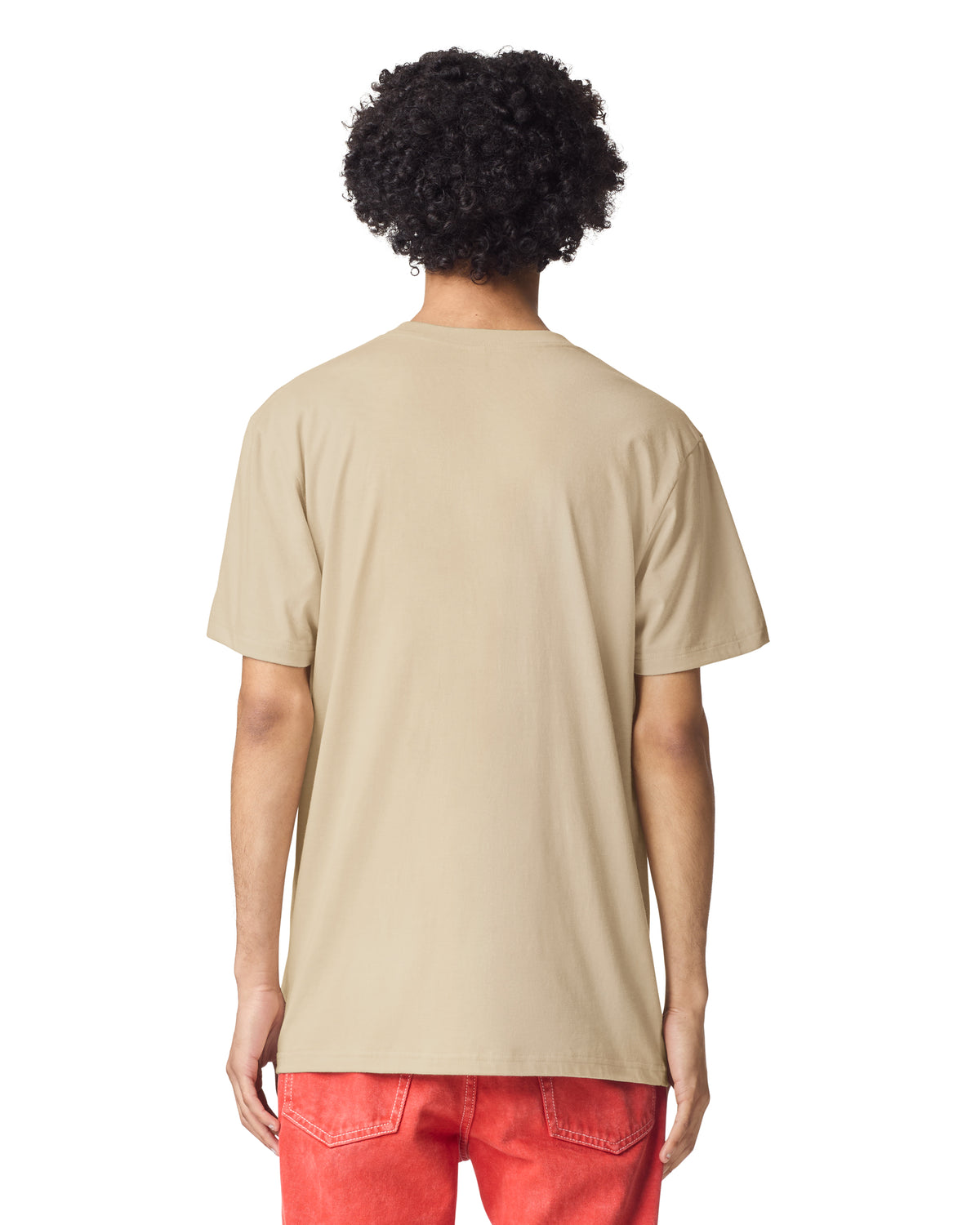 American Apparel Unisex CVC Short Sleeve T-Shirt - Heather Oatmeal