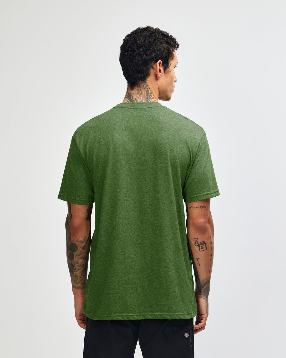 American Apparel Unisex CVC Short Sleeve T-Shirt - Heather Olive