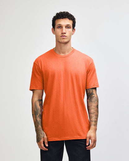 American Apparel Unisex CVC Short Sleeve T-Shirt - Heather Orange