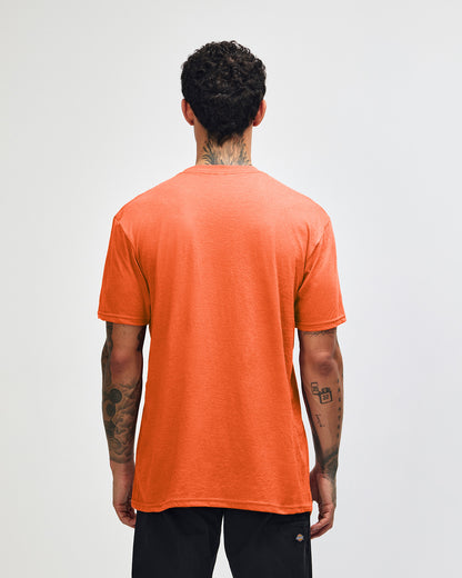 American Apparel Unisex CVC Short Sleeve T-Shirt - Heather Orange