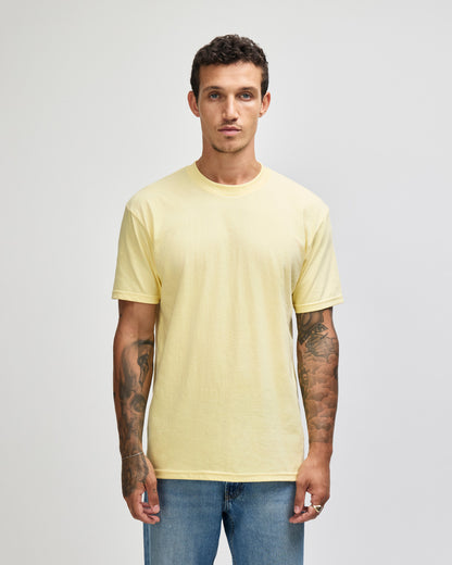 American Apparel Unisex CVC Short Sleeve T-Shirt - Heather Panna Cotta