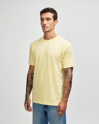 American Apparel Unisex CVC Short Sleeve T-Shirt - Heather Panna Cotta