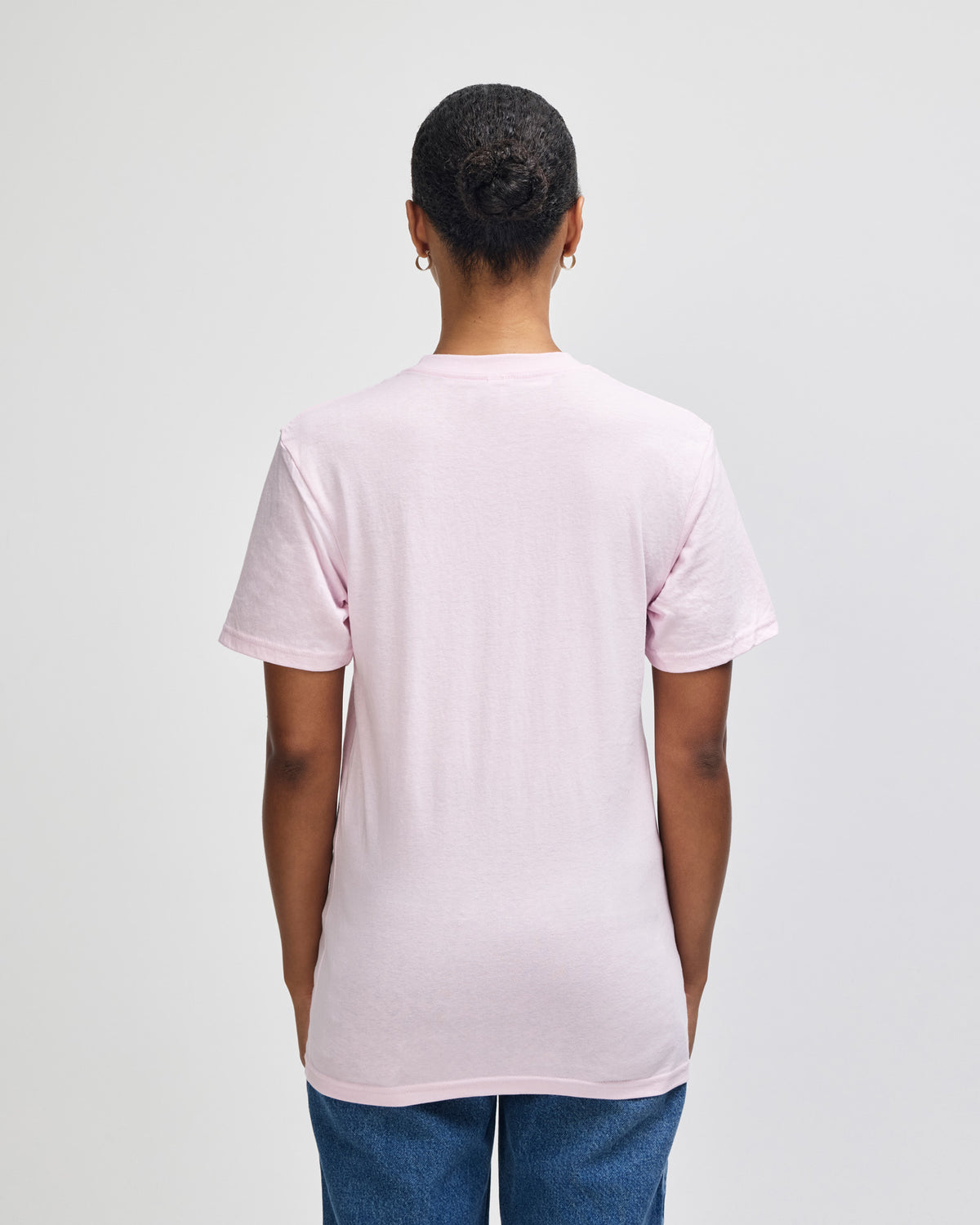 American Apparel Unisex CVC Short Sleeve T-Shirt - Heather Pink