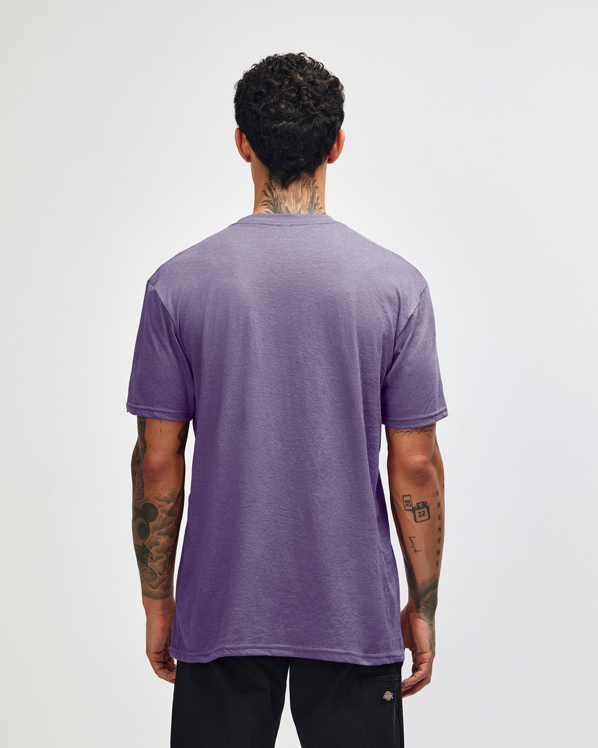 American Apparel Unisex CVC Short Sleeve T-Shirt - Heather Purple