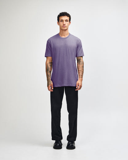 American Apparel Unisex CVC Short Sleeve T-Shirt - Heather Purple