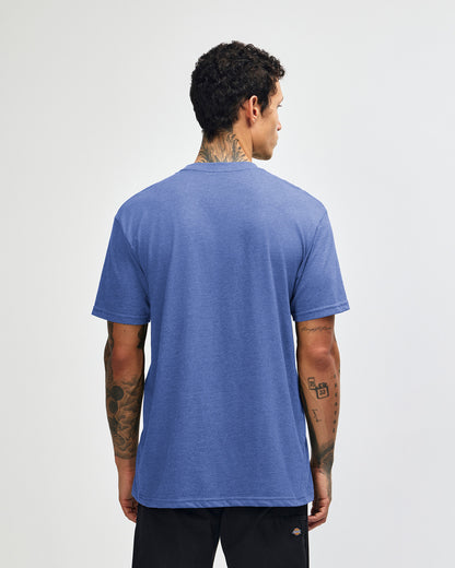 American Apparel Unisex CVC Short Sleeve T-Shirt - Heather Royal Blue
