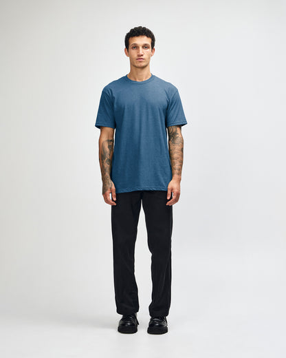 American Apparel Unisex CVC Short Sleeve T-Shirt - Heather Sea Blue