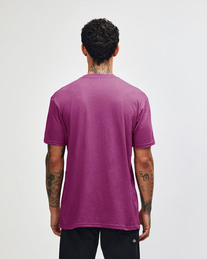American Apparel Unisex CVC Short Sleeve T-Shirt - Heather Super Pink