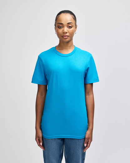 American Apparel Unisex CVC Short Sleeve T-Shirt - Heather Teal