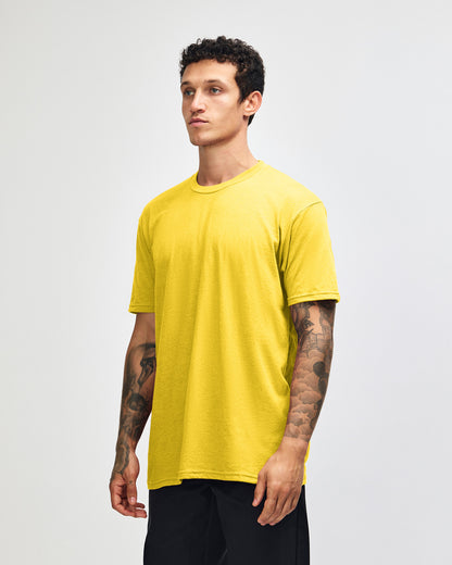 American Apparel Unisex CVC Short Sleeve T-Shirt - Heather Yellow