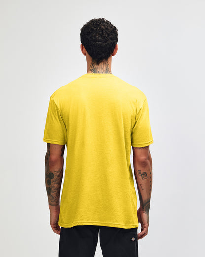American Apparel Unisex CVC Short Sleeve T-Shirt - Heather Yellow