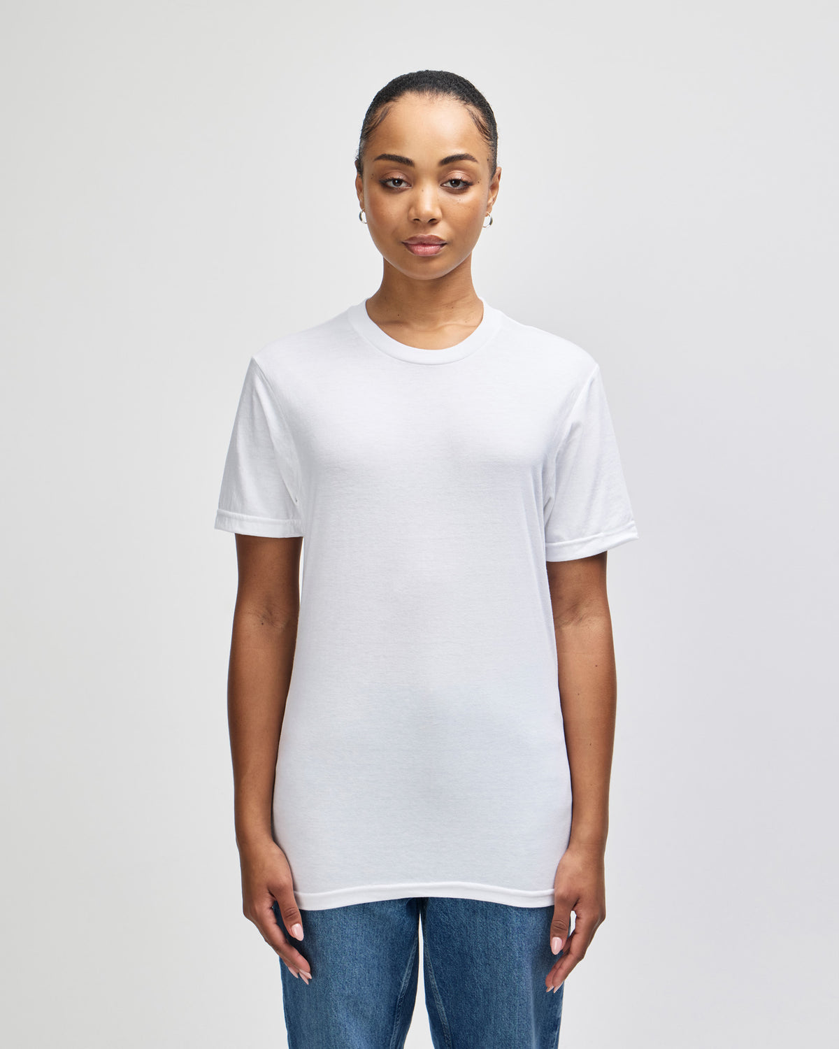 American Apparel Unisex CVC Short Sleeve T-Shirt - White