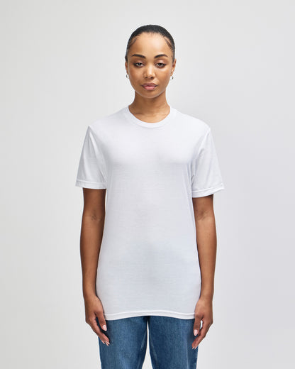 American Apparel Unisex CVC Short Sleeve T-Shirt - White