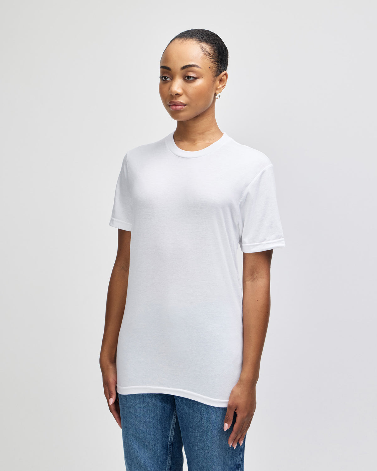 American Apparel Unisex CVC Short Sleeve T-Shirt - White