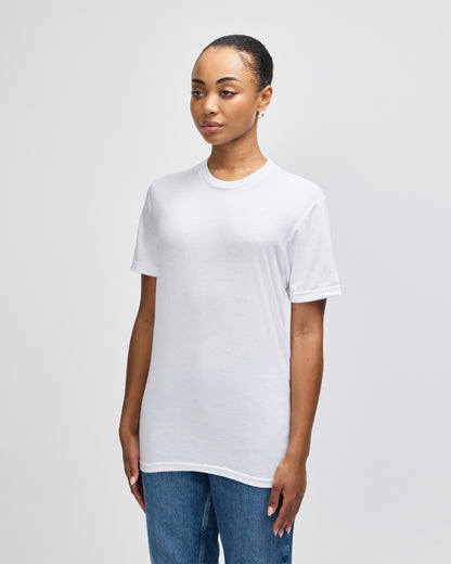 American Apparel Unisex CVC Short Sleeve T-Shirt - White