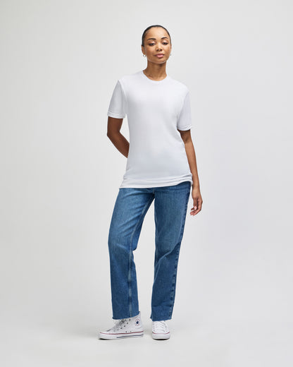 American Apparel Unisex CVC Short Sleeve T-Shirt - White