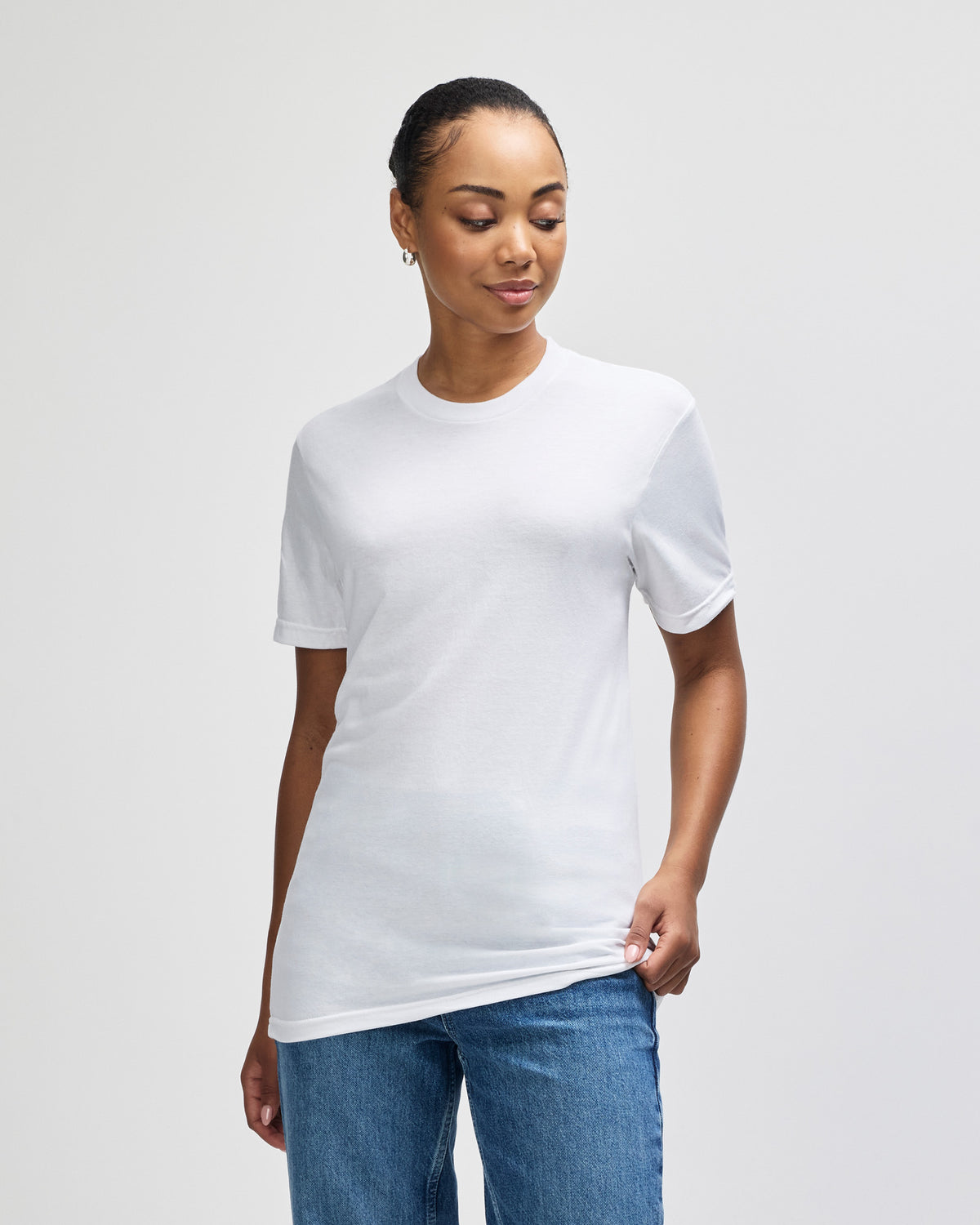 American Apparel Unisex CVC Short Sleeve T-Shirt - White