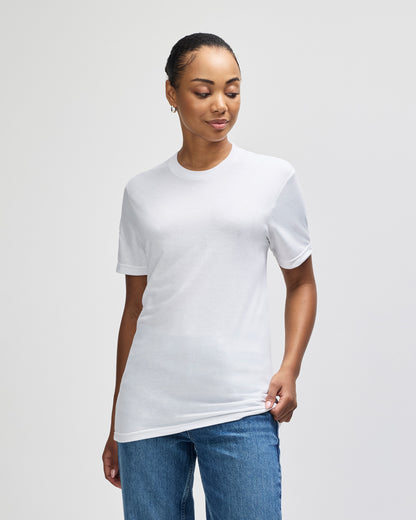 American Apparel Unisex CVC Short Sleeve T-Shirt - White