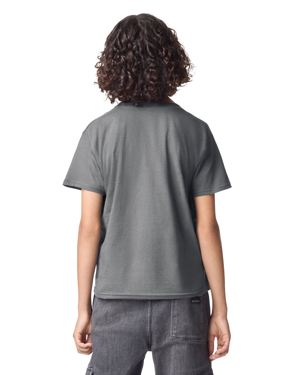 American Apparel Fine Jersey Youth T-Shirt - Asphalt