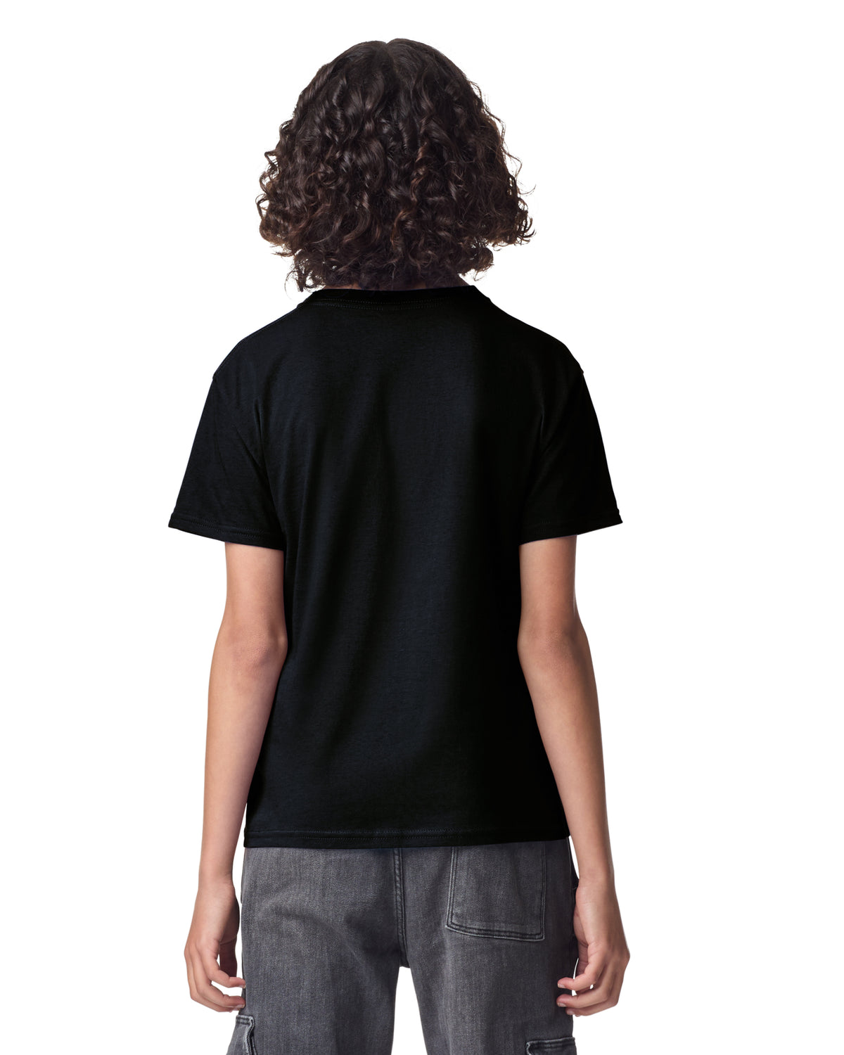 American Apparel Fine Jersey Youth T-Shirt - Black