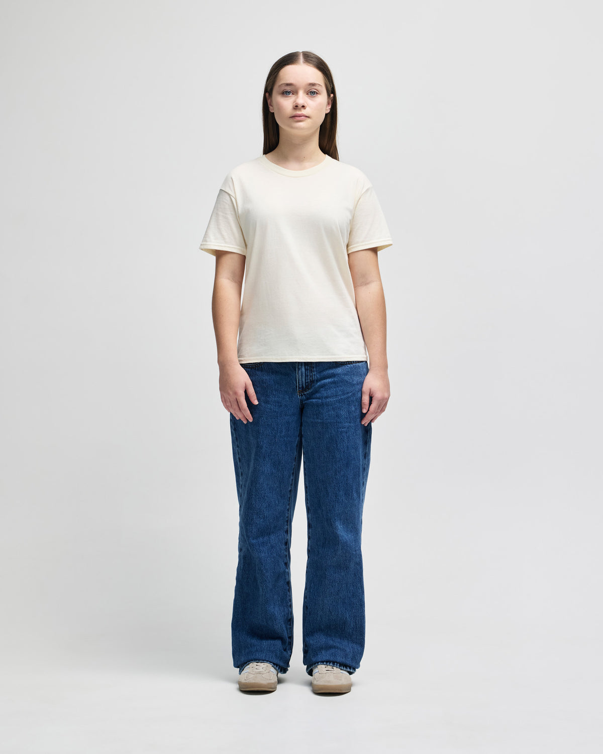 American Apparel Fine Jersey Youth T-Shirt - Cream