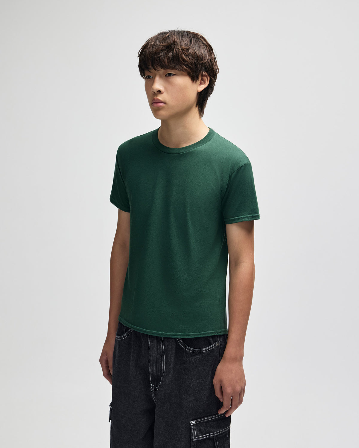 American Apparel Fine Jersey Youth T-Shirt - Forest