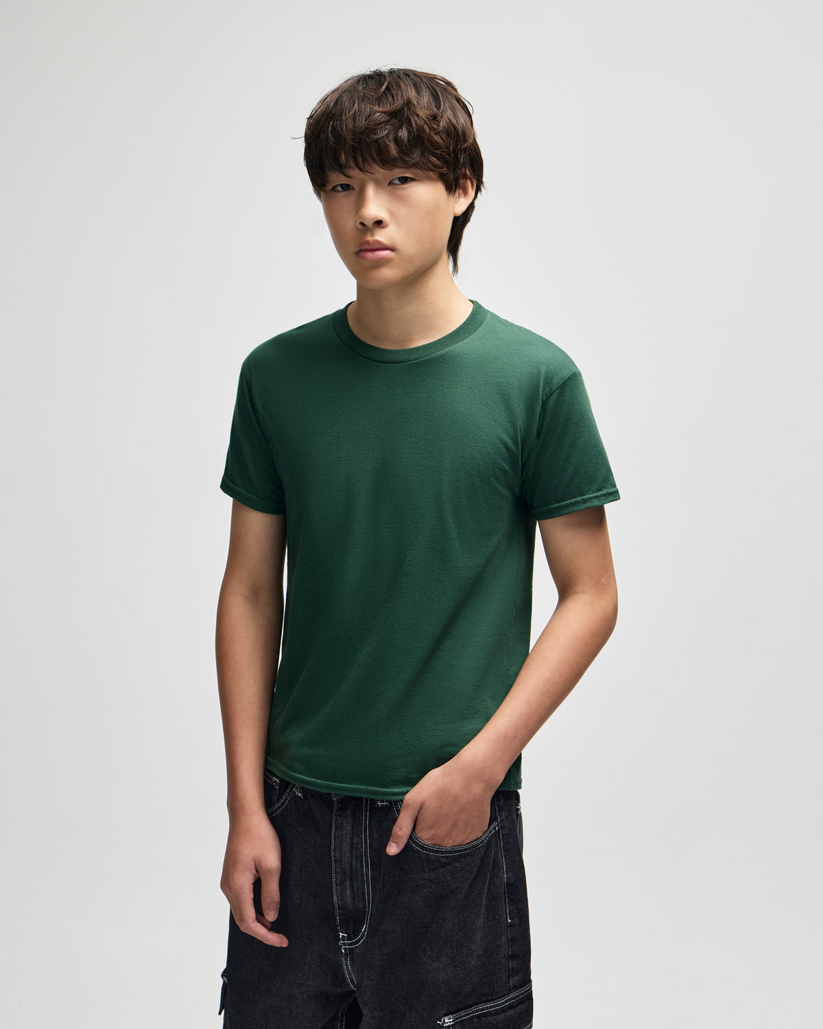 American Apparel Fine Jersey Youth T-Shirt - Forest