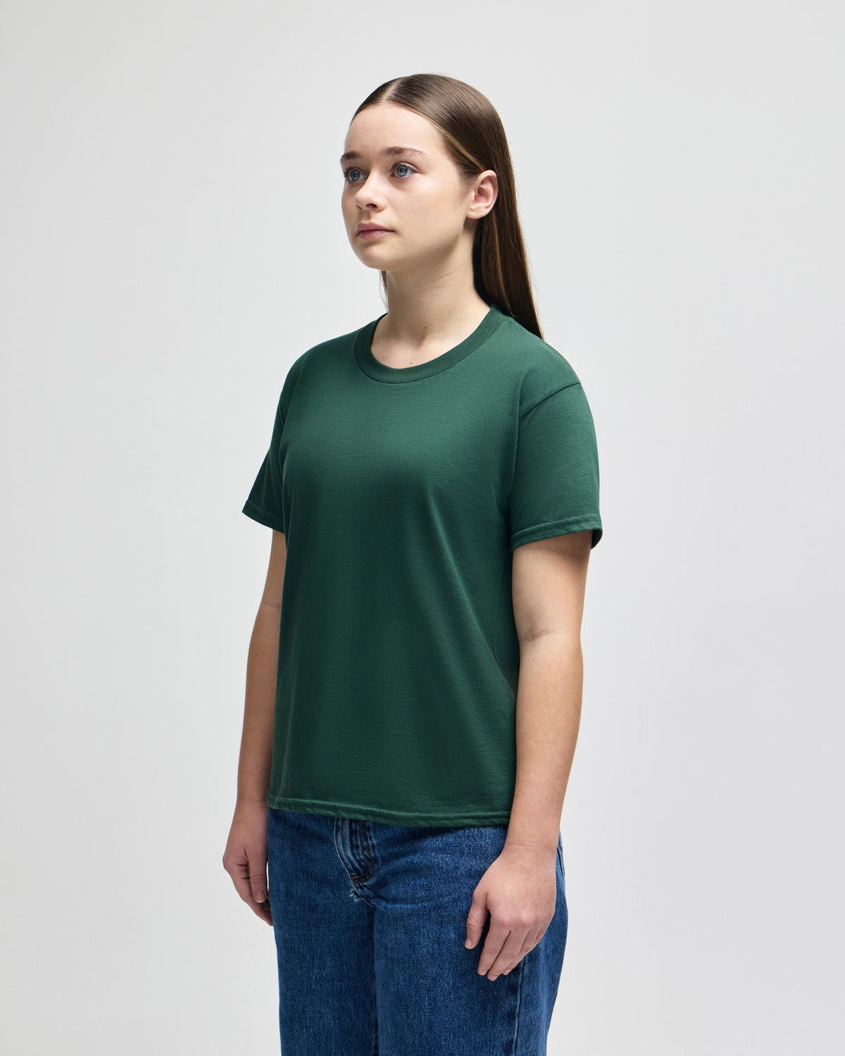 American Apparel Fine Jersey Youth T-Shirt - Forest