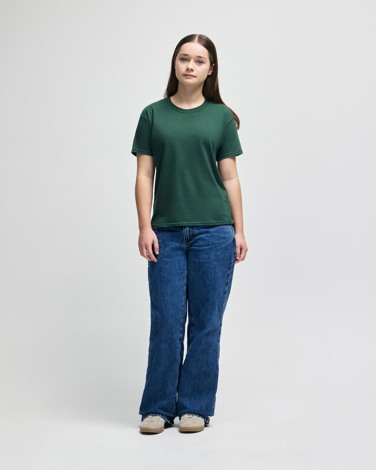 American Apparel Fine Jersey Youth T-Shirt - Forest