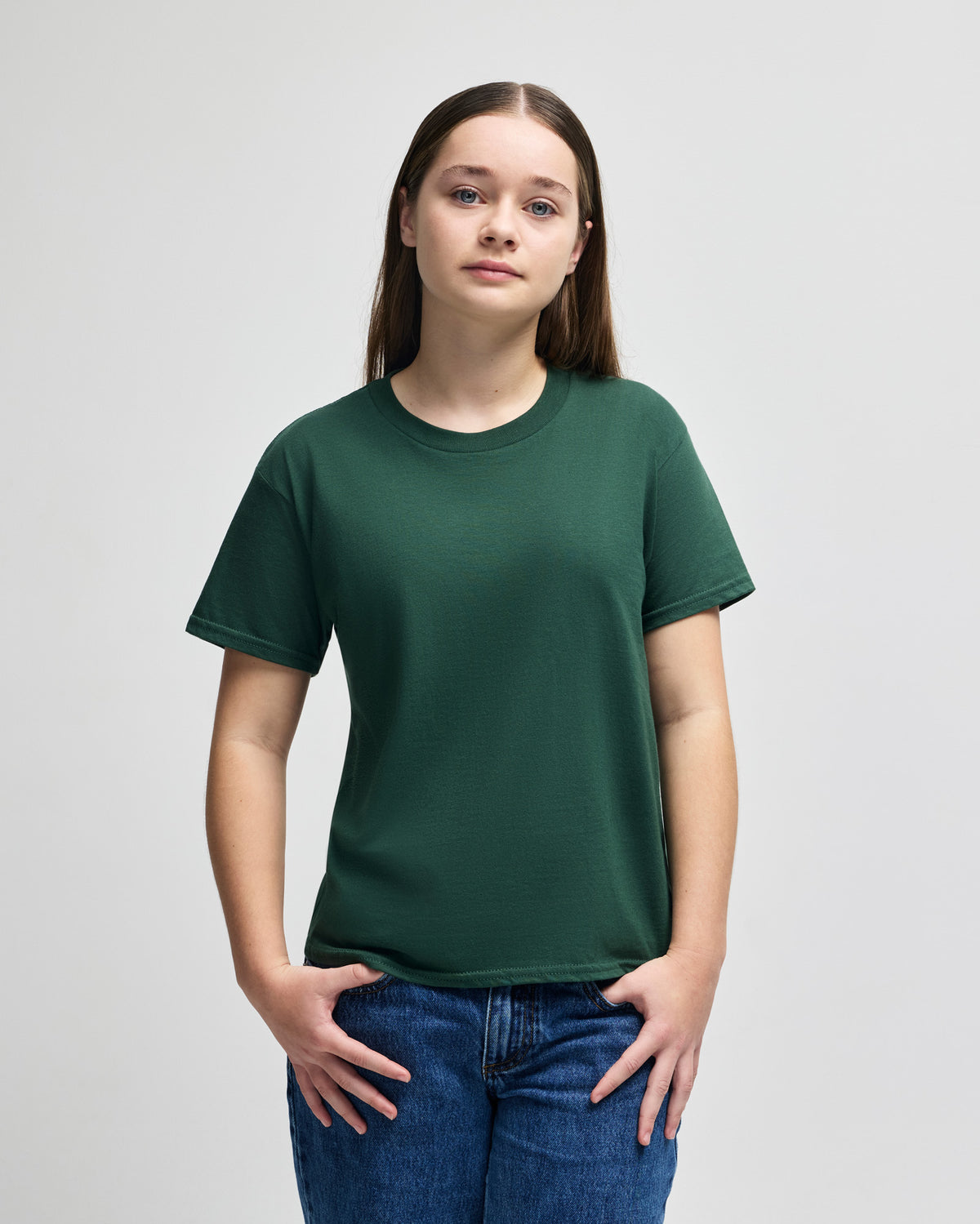 American Apparel Fine Jersey Youth T-Shirt - Forest