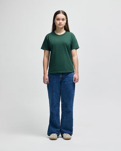 American Apparel Fine Jersey Youth T-Shirt - Forest