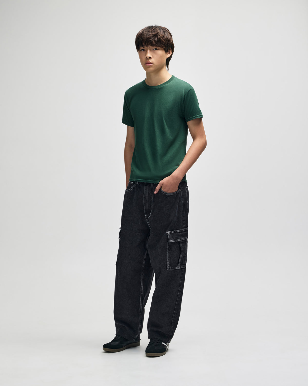 American Apparel Fine Jersey Youth T-Shirt - Forest