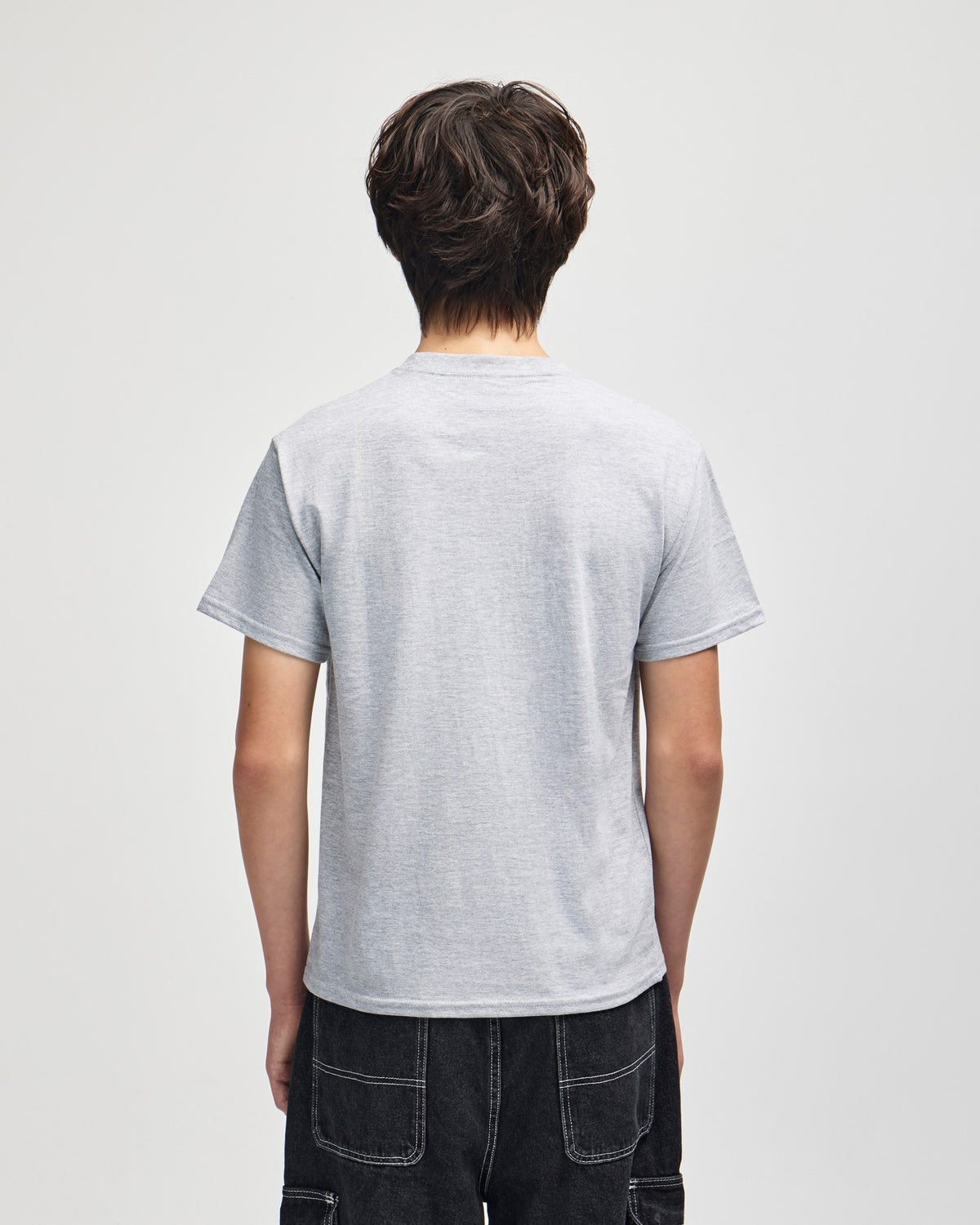 American Apparel Fine Jersey Youth T-Shirt - Heather Grey