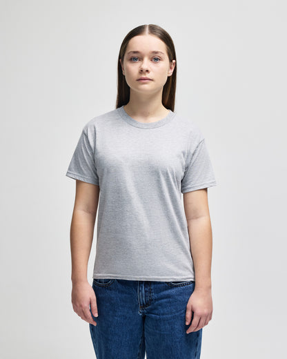 American Apparel Fine Jersey Youth T-Shirt - Heather Grey