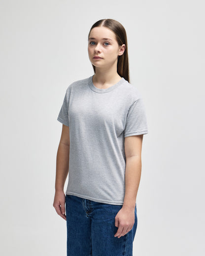 American Apparel Fine Jersey Youth T-Shirt - Heather Grey
