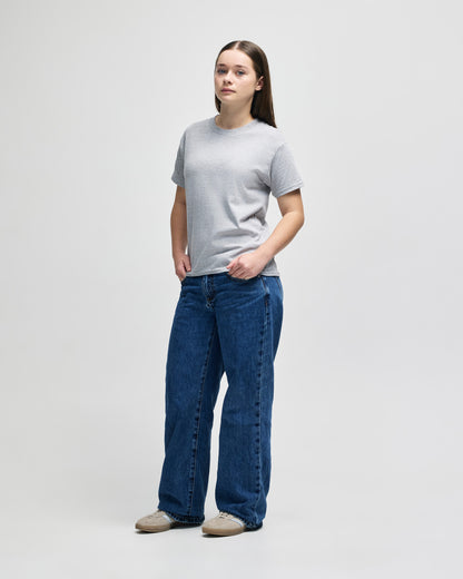 American Apparel Fine Jersey Youth T-Shirt - Heather Grey