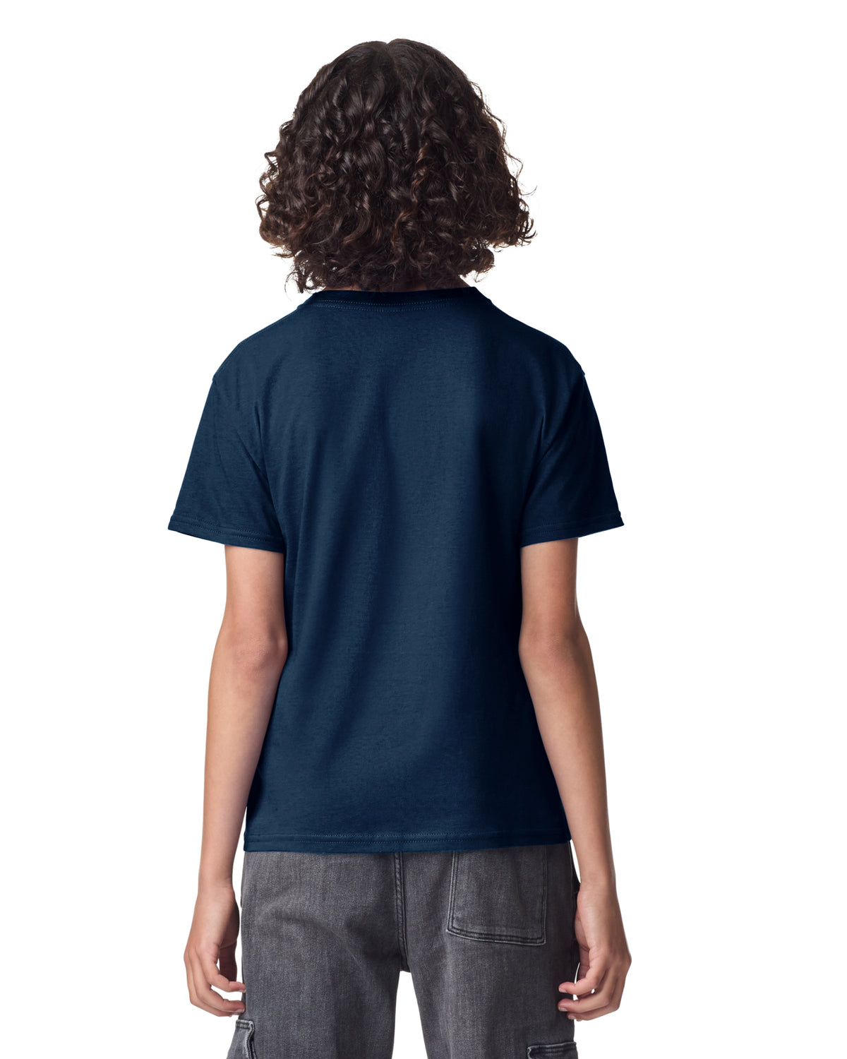 American Apparel Fine Jersey Youth T-Shirt - Navy